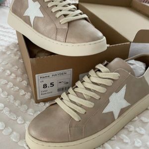 New Rose Golden Star Sneakers